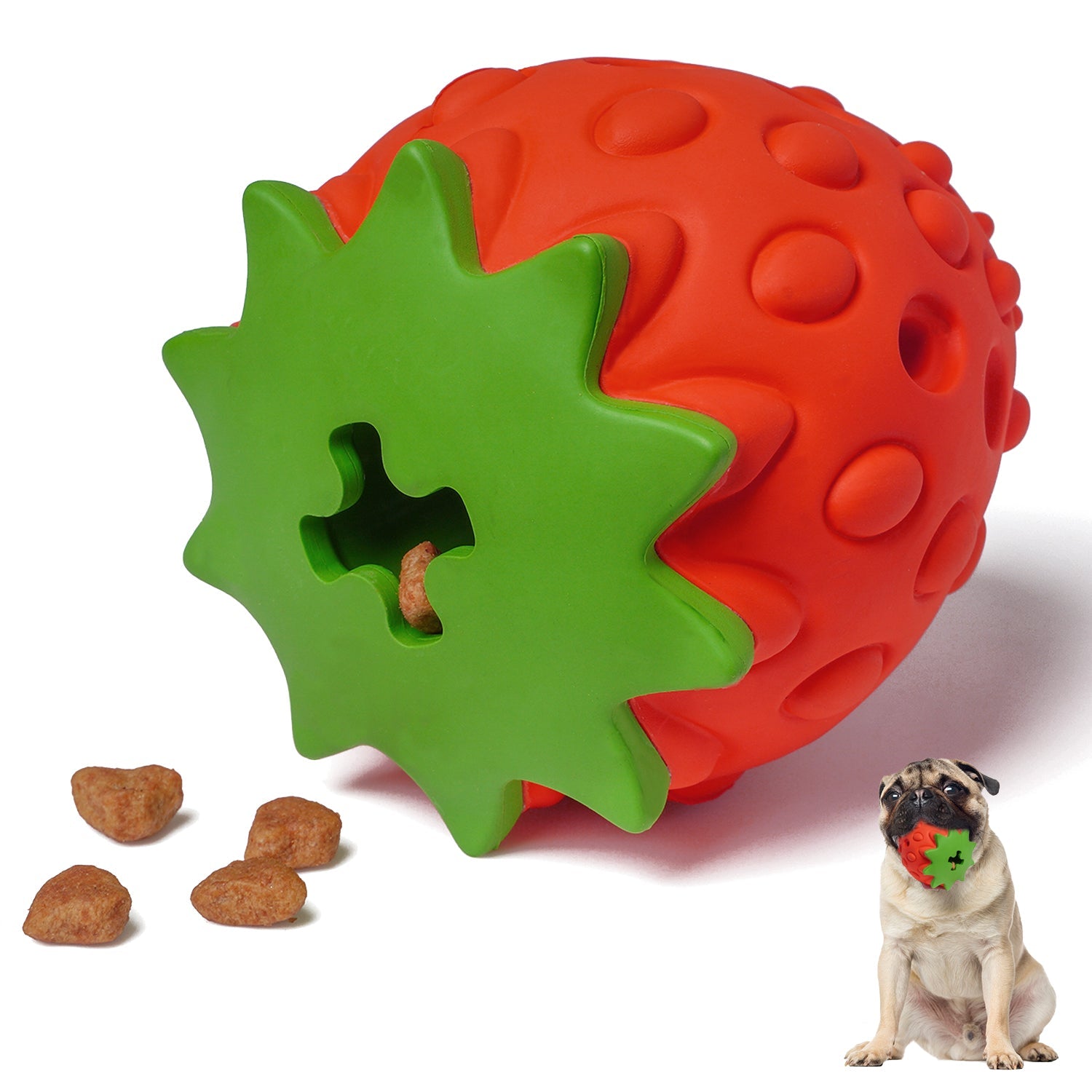 Dog Ball Toys Dog Leaking Food Toy Rubber Chew Toys For Dog - Temu